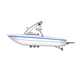 Bateaux pour la planche nautique à moteur en-bord
