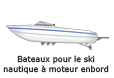 Bateaux pour le ski nautique à moteur en-bord