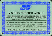 Yacht Certification plate